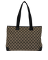 GG Tote, &pound;495, Handbags, Beige/Black, Canvas, Back view